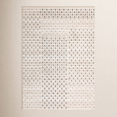 Loehrke Tan Taupe Tribal Rug