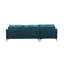 Canapé et chaise longue en velours de 99 po Amireah-1741606286-1741606284
