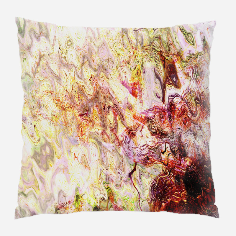 Coussin décoratif Bayaud, Microsuède, Intérieur