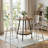 Modern Transparent Acrylic Counter Height Bar Stools with Metal Legs (Set of 2-4)-1919339617-1919339619