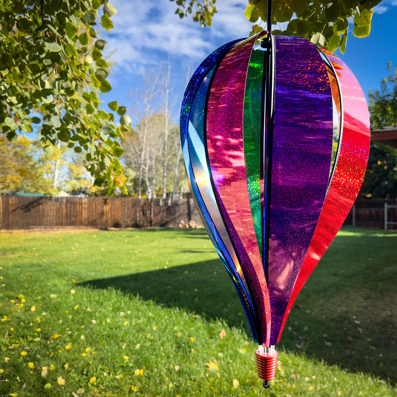 Montgolfière 8 panneaux Jumbo Rainbow Glitter