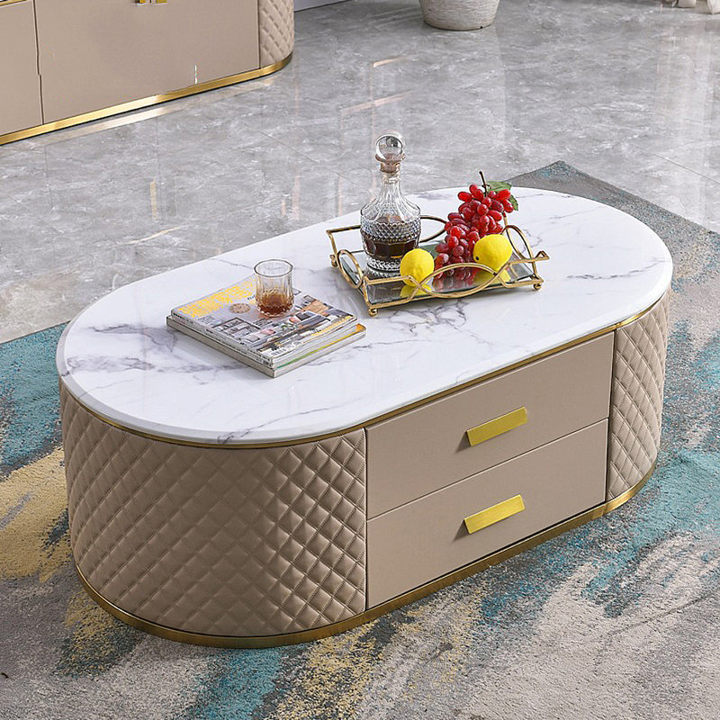 Table basse moderne avec rangement simple