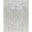 Oriental Machine Woven Polyester Area Rug in Light Gray-1641618337