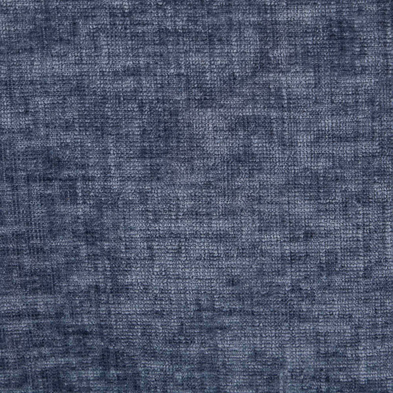 Chaises de salle à manger rembourrées Farmhouse, Argent argent, Bleu