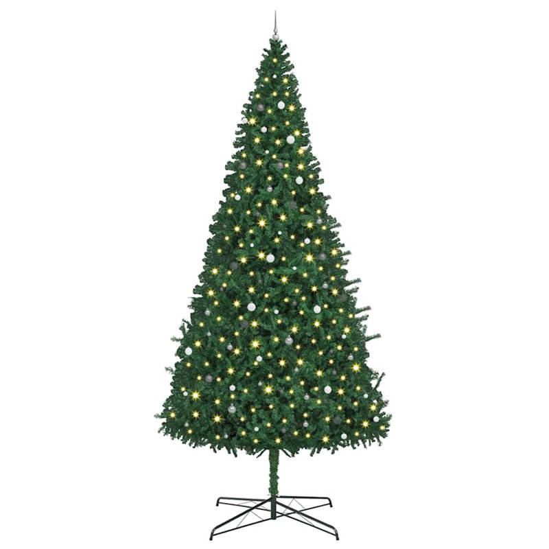 13.12' H Lighted Artificial Christmas Tree