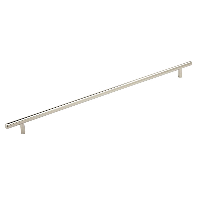 Poignées de barre centre à centre, Nickel poli, 18 7/8", 1