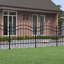 Meyerwood Black Metal Fence Panels Included-1996559085