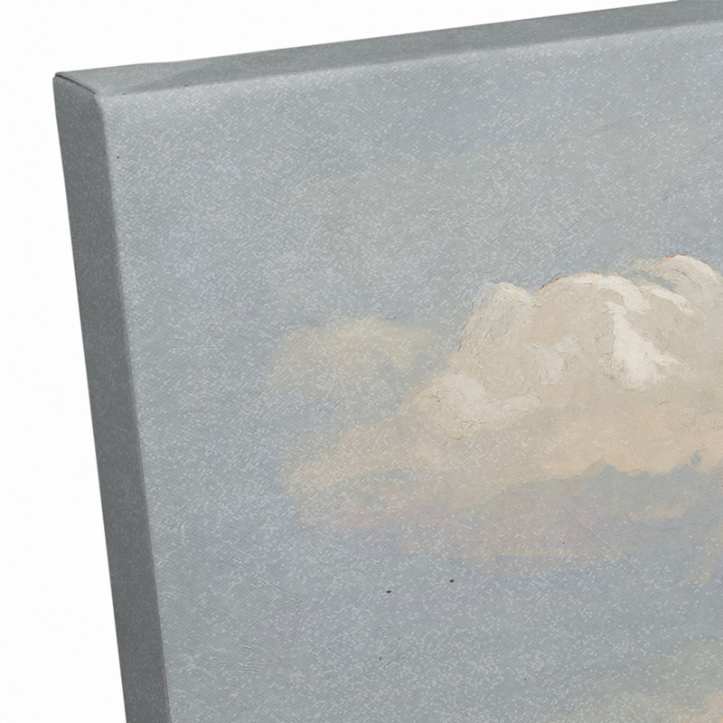 «House on Hill Calming Laundry Scene», reproduction sur toile, H 20 po x l 16 po