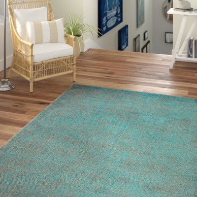 Kaia Solid Colour Wool Area Rug