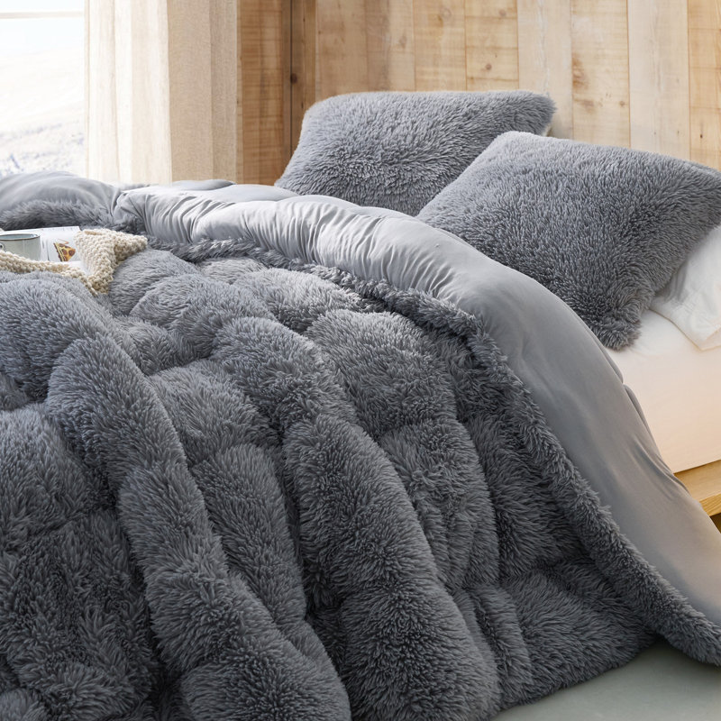 Alaskan Winters Coma Inducer Oversized Comforter, Gray, Full Comforter