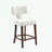 Upholstered Bar Stools Set of 2 with nails decoration-1060352951