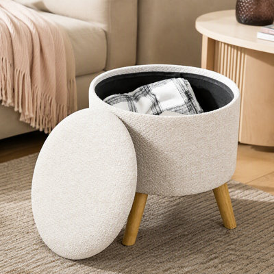 Modern Ottoman Ottoman Living, Round Ottoman