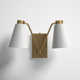 Alyra 2 Light Dimmable Armed Sconce