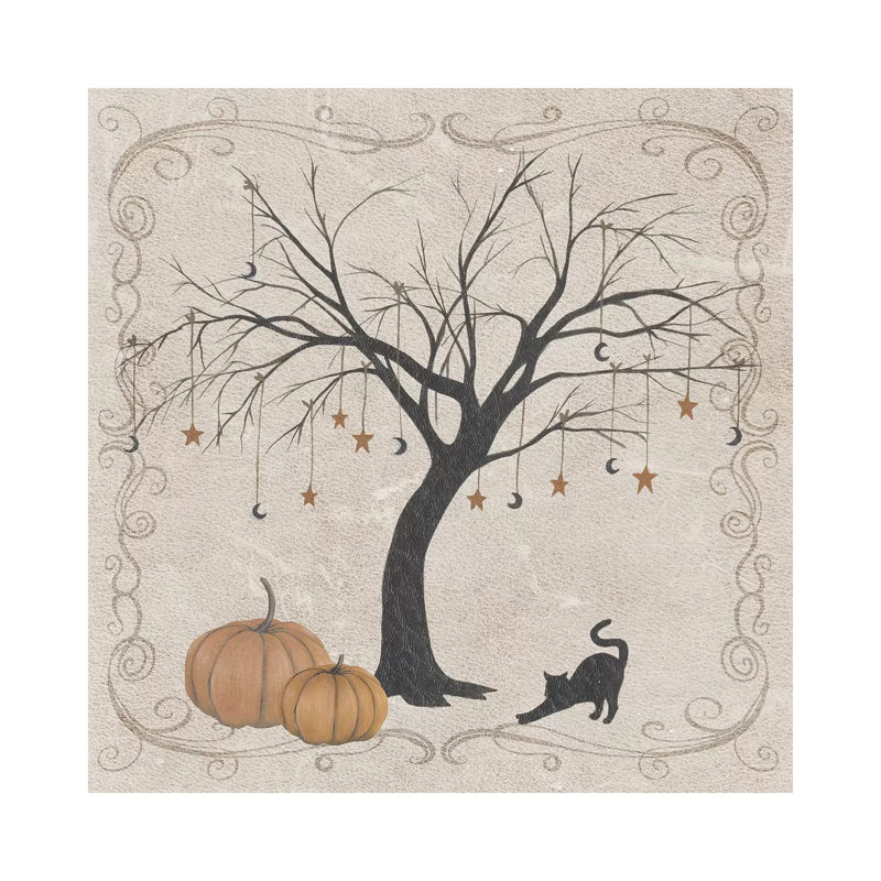 Vintage Halloween Collection A by Grace Popp - Wrapped Canvas Gallery-Wrapped Canvas Giclée, 30.48 cm H x 30.48 cm W