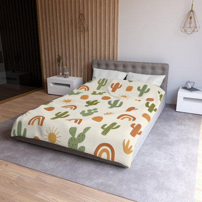 Microfiber Duvet Cover Boho Style, Design 18
