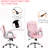 Office Chair In Pink Velvet Fabric, Adjustable Seat And , Tilt For A Comfortable Working Position Desk With , 360 Swivel Productive Environment