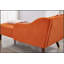 Chaise longue rembourrée en velours moderne avec coussin moelleux-131220994