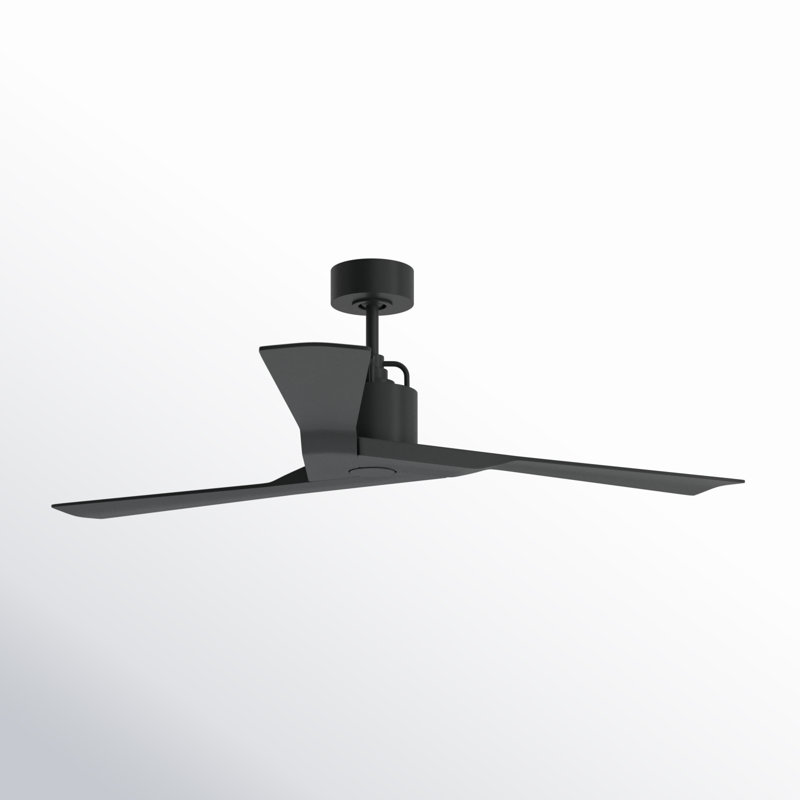 Alma Smart Downrod Ceiling Fan, Midnight Black, Midnight Black