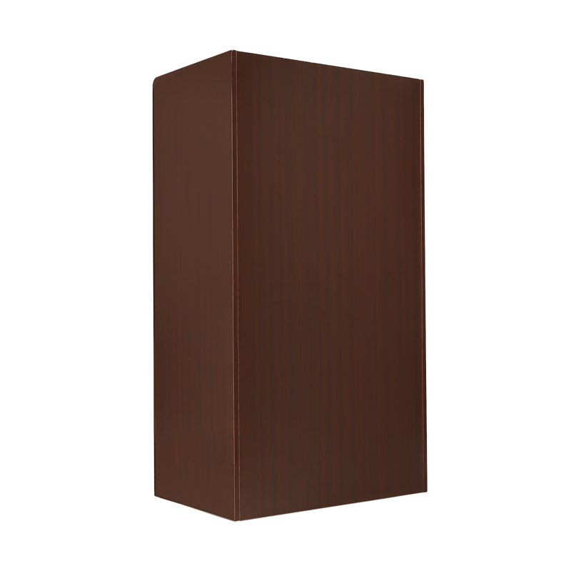 Podium en bois 41,34 po avec roues, Brun