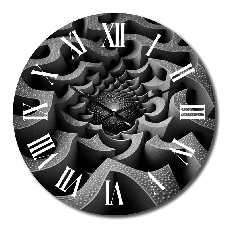 Horloge murale en métal, Petit