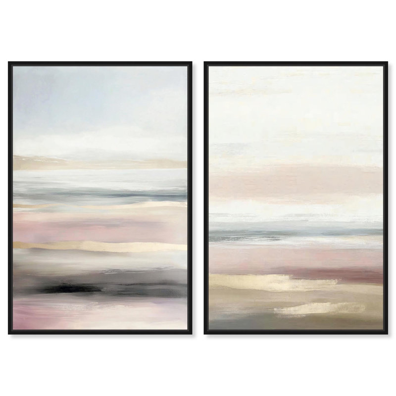 Dreamy Tones , Cadre flottant noir, H 15 po x l 10 po