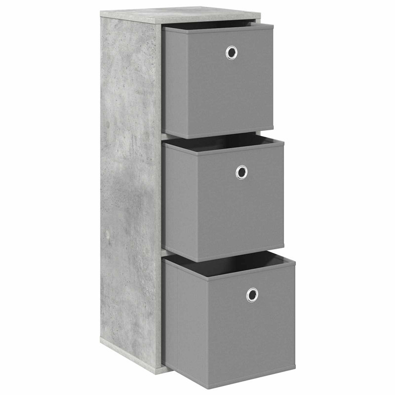 30.5cm Sideboard, Concrete Grey