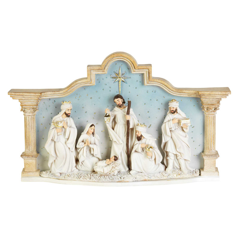 Scène de ville de Noël 1 pièce 8,5 po