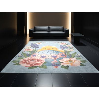 Tapis gris moelleux moelleux à motif abstrait moderne et contemporain Fabiano