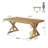 63" Solid Wood Computer Desk, Long Executive Desk for Office-1731559249