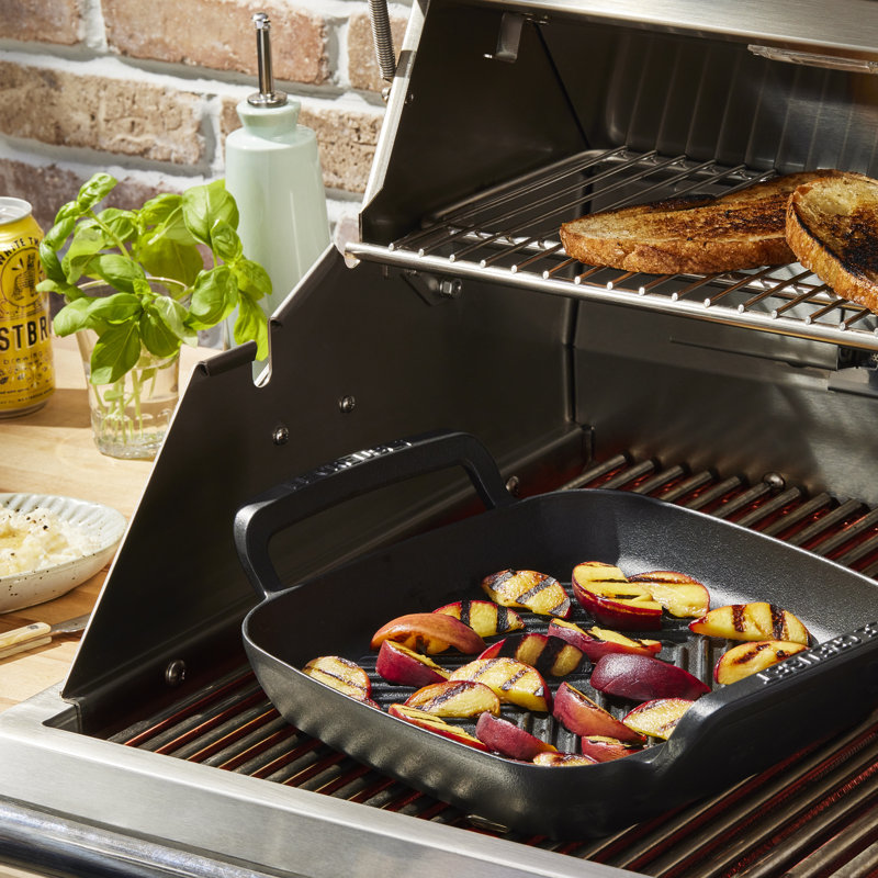 Le Creuset Cast Iron Outdoor Collection Square Grill 26cm