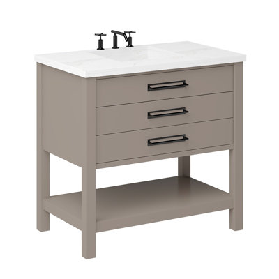 Kiawah Three-Drawer Single Bath Vanity