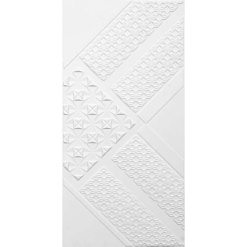 Panneau mural en PVC souple 19,7 "x 40,6" en PVC souple blanc (paquet de 10), Blanc