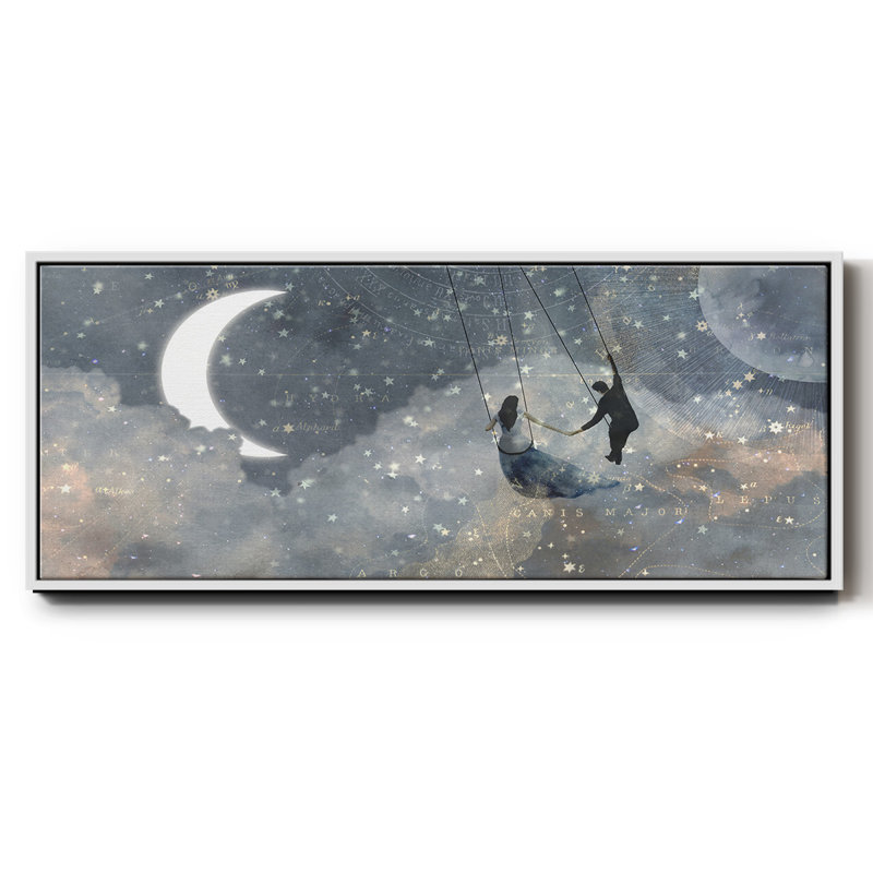Celestial Love Collection D-, toile encadrée, H 8 po x l 20 po