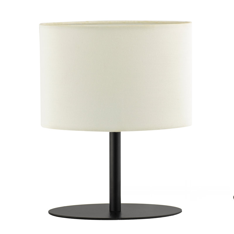 Metal Table Lamp, Black, Black