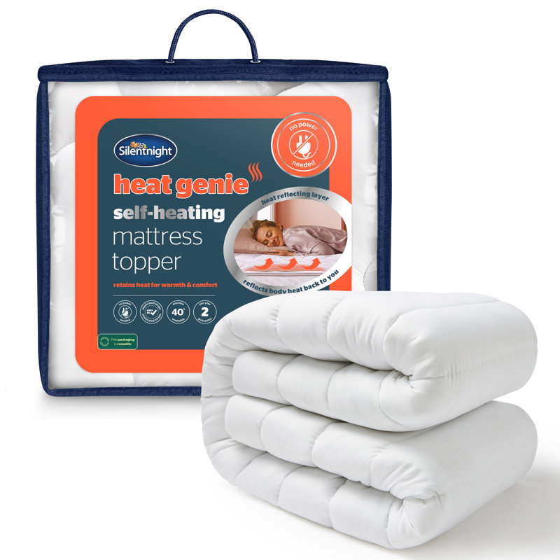 Silentnight Self Heating Mattress Topper, Kingsize (5')