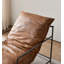 Fauteuil de loisir en cuir véritable Sleepy