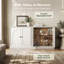 Armoire de rangement avec tiroirs pour le salon, la chambre à coucher ou le vestibule, blanc-656624797