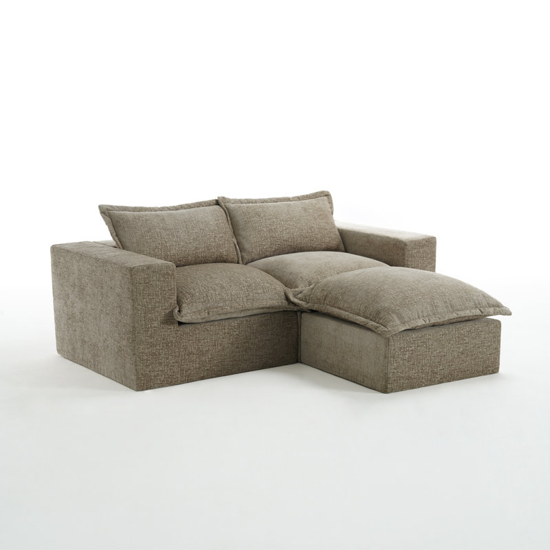 3 Seater Sectional, Camel