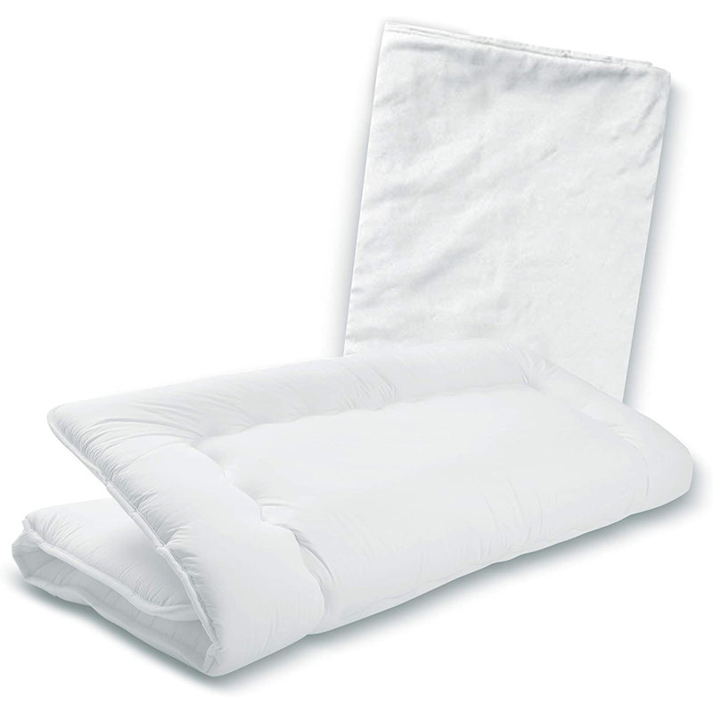 Matelas de futon en coton, 2.5", Simple avec drap