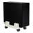 Mount-It! CPU Stand & Computer Cart with Locking Wheels, 6" to 10.2" Adjustable Width, 60 Lbs. Cap.