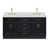 Black / Satin Brass