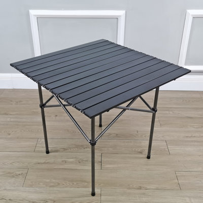 Shalice Square Metal Outdoor Camping Table , 27.6'' in. W 28'' in. D