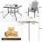 Ovitt Square 6 - Piece 4 - Person 86Cm L Table Set