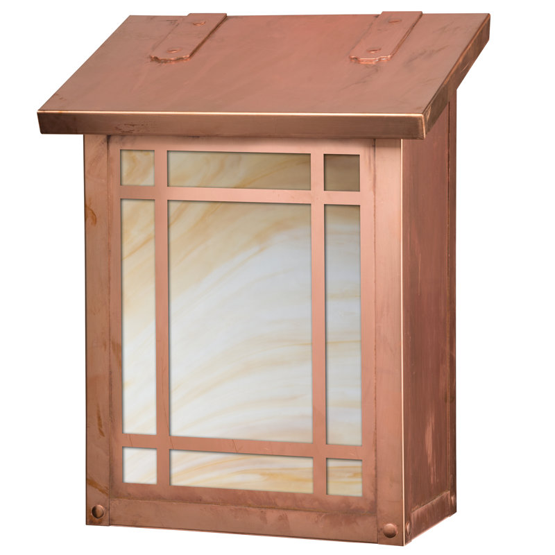 Summit Brass Wall Mounted Mailbox, Honey, Warm Brass