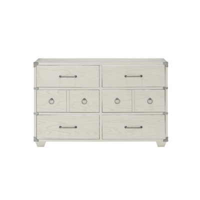 Commode 6 tiroirs Orharmon, finition grise