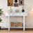 Elegant Retro Console Table With Curved Design And Smooth Glaze-123005112