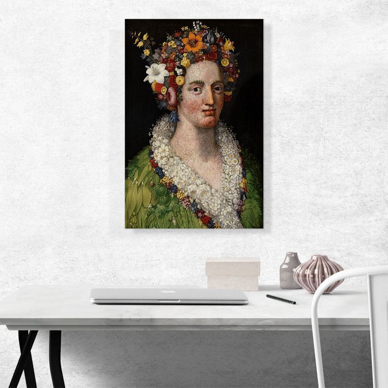 «Flora 1589» par Giuseppe Arcimboldo, impression sur toile tendue, H 26 po x l 18 po x P 1,5 po