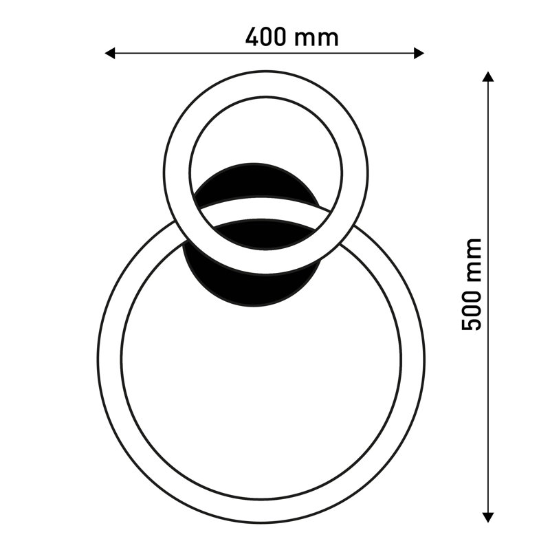 Chihara LED Stepped Ceiling Lamp