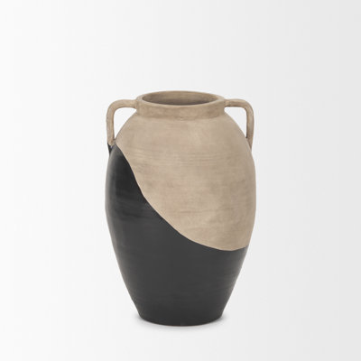 Vase de plancher haut brun Tint