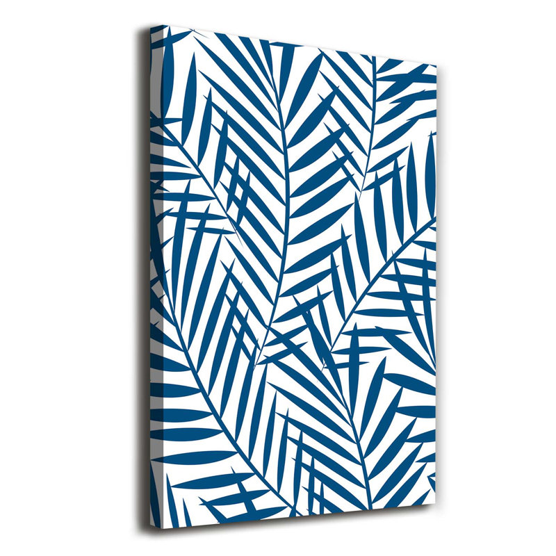 Tropical Leaves - Wrapped Canvas Print